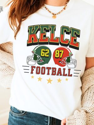 Kelce Vintage Sweatshirt Kelce Brothers Football Shirt American Football Crewneck Game Day Football Fan Gifts Vintage Football Unisex Unique revetee 3