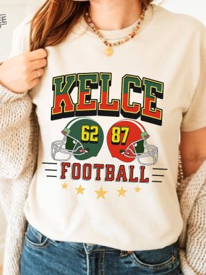 Kelce Vintage Sweatshirt Kelce Brothers Football Shirt American Football Crewneck Game Day Football Fan Gifts Vintage Football Unisex Unique revetee 5