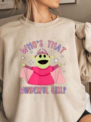 Nanalan Whos That Wonderful Girl Retro Shirt Nanalan Sweatshirt Nanalan Merch Nanalan Cartoon Shirt Nanalan Meme Cartoon Shirts Unique revetee 3