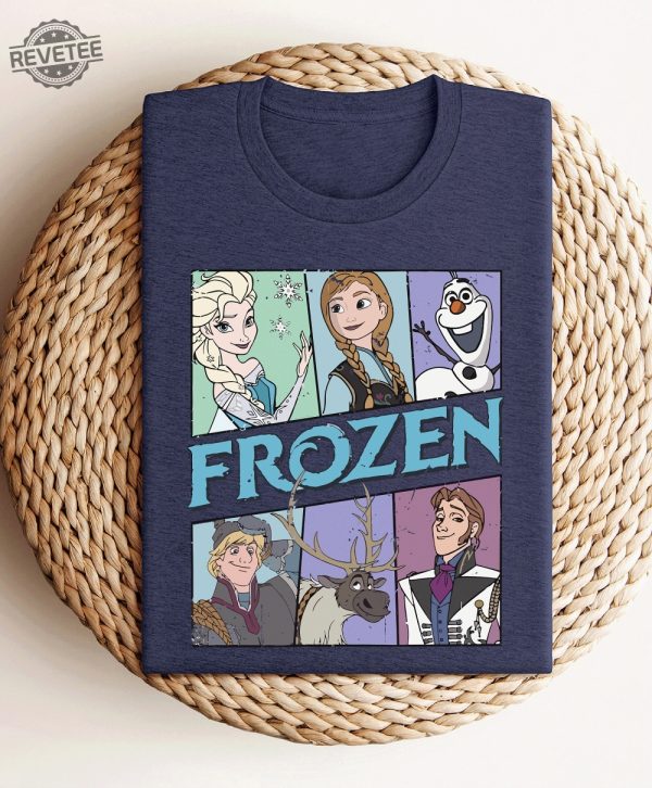Frozen Shirt Elsa Shirt Disneyland Shirt Frozen Olaf Shirt Retro Disney Shirt Disney Princess Shirt Adults Kids Disney Shirt Unique revetee 2