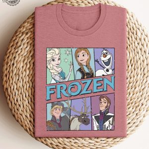 Frozen Shirt Elsa Shirt Disneyland Shirt Frozen Olaf Shirt Retro Disney Shirt Disney Princess Shirt Adults Kids Disney Shirt Unique revetee 3