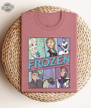 Frozen Shirt Elsa Shirt Disneyland Shirt Frozen Olaf Shirt Retro Disney Shirt Disney Princess Shirt Adults Kids Disney Shirt Unique revetee 3