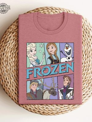 Frozen Shirt Elsa Shirt Disneyland Shirt Frozen Olaf Shirt Retro Disney Shirt Disney Princess Shirt Adults Kids Disney Shirt Unique revetee 3