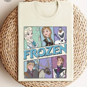 Frozen Shirt Elsa Shirt Disneyland Shirt Frozen Olaf Shirt Retro Disney Shirt Disney Princess Shirt Adults Kids Disney Shirt Unique revetee 4