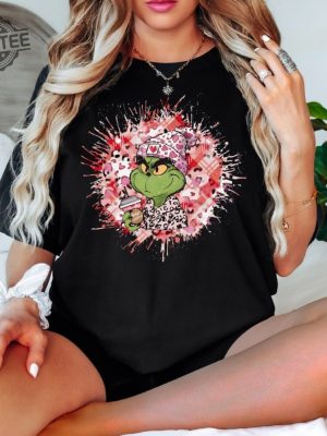 Boujee Grinch Valentine Day Shirt Girl Valentines Day Shirt Grinch Shirt The Grinch Shirt Cute Valentines Day Shirt Unique revetee 2