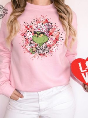 Boujee Grinch Valentine Day Shirt Girl Valentines Day Shirt Grinch Shirt The Grinch Shirt Cute Valentines Day Shirt Unique revetee 3