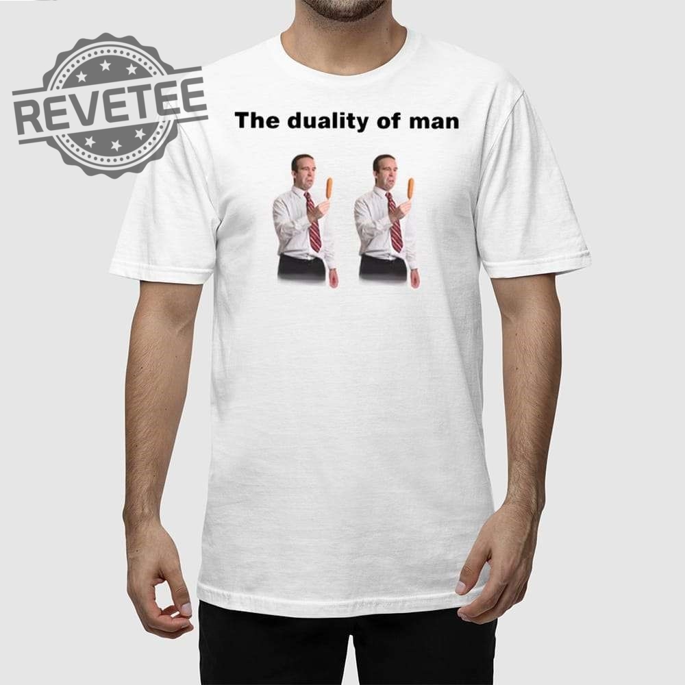 The Duality Of Man 2 Identical Stock Images Shirt Sweatshirt Long Sleeve Shirt Unique