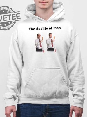 The Duality Of Man 2 Identical Stock Images Shirt Sweatshirt Long Sleeve Shirt Unique revetee 4