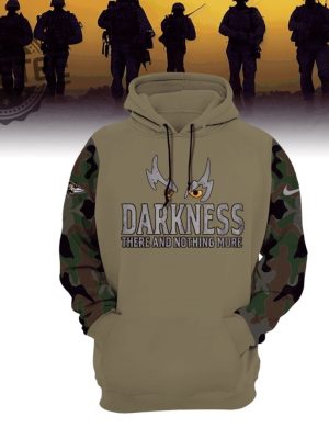 Ravens Darkness There And Nothing More Camo Hoodie Sweatshirt Long Sleeve Shirt Unique revetee 2