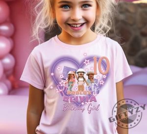 Customized Roblox Birthday Girl Shirt Personalized Birthday Tshirt Gamer Family Matching Hoodie Birthday Girl Sweatshirt Video Game Shirt giftyzy 2