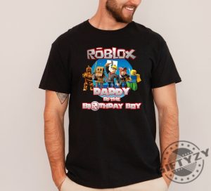 Personalized Roblox Birthday Boy Shirt Family Birthday Tshirt Bday Family Matching Hoodie Video Game Birthday Theme Sweatshirt Roblox Birthday Shirt giftyzy 4