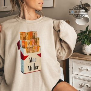 mac miller graphic tee shirt sweatshirt hoodie mens womens vintage mac millers shirts pack of cigarettes crewneck tshirt self care funny vintage rap gift laughinks 4