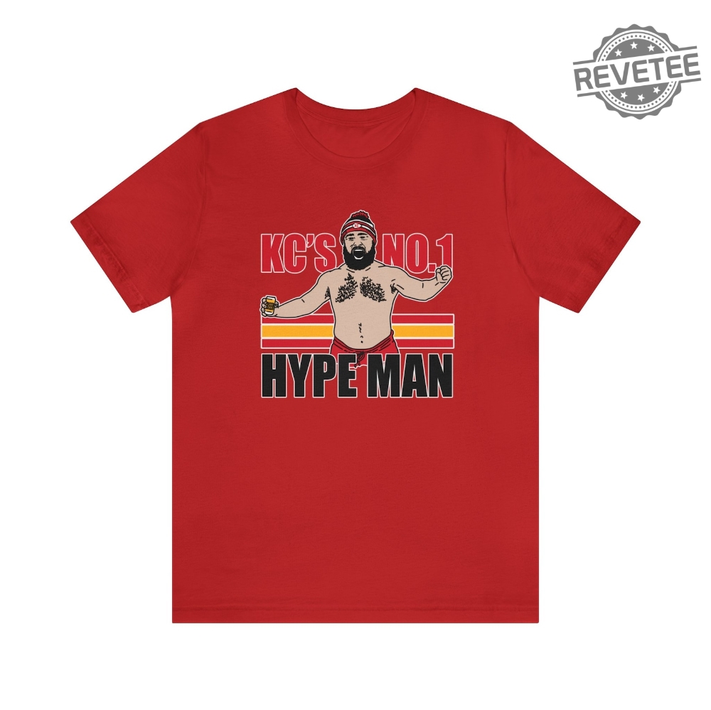 Kcs No. 1 Hype Man Jason Kelce T Shirt Funny Football Shirt Unique Jason Kelce Shirt Off