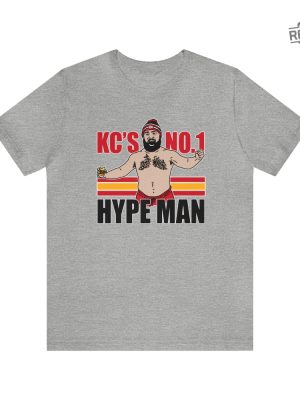 Kcs No. 1 Hype Man Jason Kelce T Shirt Funny Football Shirt Unique Jason Kelce Shirt Off revetee 5