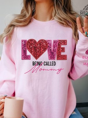 Personalized Love Being Called Grandma Valentine Shirt Grandma With Kids Names T Shirt Valentines Day Gift For Grandma Custom Mimi Shirt Unique revetee 2