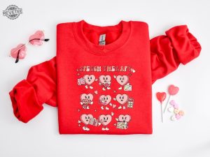 Slp Valentines Day Shirt Valentines Speech Therapy Shirt Speech Language Pathology Crewneck Love Language Tee Social Life Sweatshirt Unique revetee 2 1