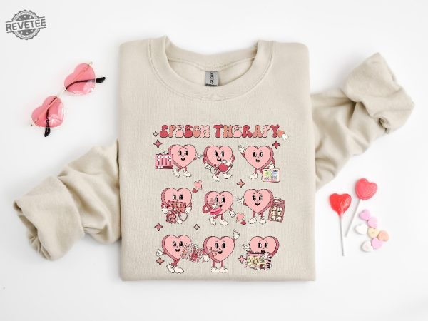 Slp Valentines Day Shirt Valentines Speech Therapy Shirt Speech Language Pathology Crewneck Love Language Tee Social Life Sweatshirt Unique revetee 3 1