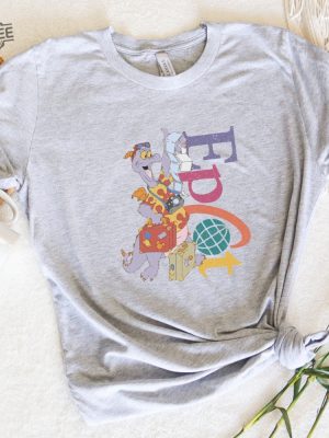 Vintage Disney Figment Epcot Shirt Epcot Shirt Walt Disney World Shirt Purple Dragon Shirt Figment Imagination Mascot T Shirt Unique revetee 2