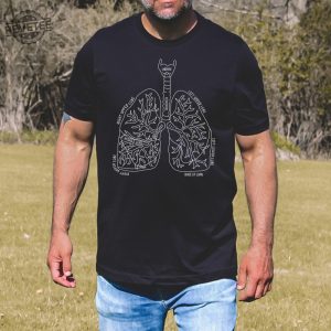 Lung Anatomy Shirt Pulmonologist Nursing Student Cystic Fibrosis Asthma Shirt Lungs Anatomy Sweatshirt Medical Student Shirt Unique revetee 2