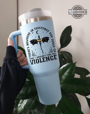 stanley dragon cup dupe 40 oz fourth wing stainless steel 40oz tumbler bookish dragon rider violet sorrengail xaden riorson gift for book reading lovers laughinks 6