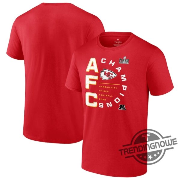 Chiefs Afc Shirt Kansas City Chiefs 2023 Afc Champions Right Side Draw Shirt Chiefs Afc Championship Shirt Chiefs Championship Shirt trendingnowe 2