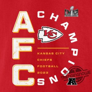 Chiefs Afc Shirt Kansas City Chiefs 2023 Afc Champions Right Side Draw Shirt Chiefs Afc Championship Shirt Chiefs Championship Shirt trendingnowe 3