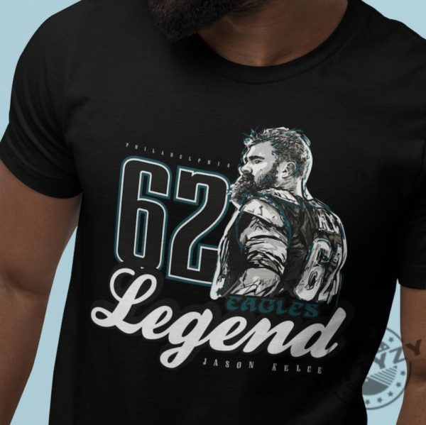 Jason Kelce Legend Tribute Shirt Celebrating 13 Seasons Of Eagles Greatness Tshirt Retirement Unisex Hoodie Trending Sweatshirt Philadelphia Football Fan Gear Shirt giftyzy 1