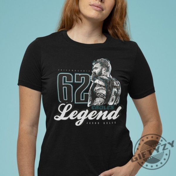 Jason Kelce Legend Tribute Shirt Celebrating 13 Seasons Of Eagles Greatness Tshirt Retirement Unisex Hoodie Trending Sweatshirt Philadelphia Football Fan Gear Shirt giftyzy 2