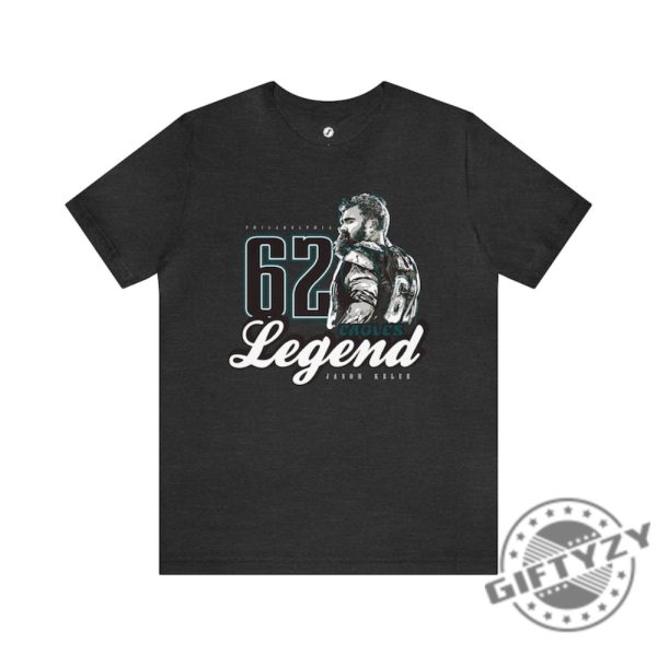 Jason Kelce Legend Tribute Shirt Celebrating 13 Seasons Of Eagles Greatness Tshirt Retirement Unisex Hoodie Trending Sweatshirt Philadelphia Football Fan Gear Shirt giftyzy 5