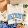 Vintage Detroit Football Sweatshirt Lions Football Crewneck Game Day Pullover Detroit Football Shirt Unique revetee 1