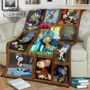 jiminy cricket fleece blanket cartoon fan gift idea sherpa cozy plush throw blankets 30x40 40x50 60x80 room decor gift laughinks 1 10