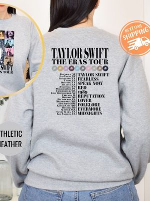 Front And Back Eras Tour Concert Shirt Eras Tour Movie Shirt Concert Outfit Eras Tour Tee Her Song Lyric Shirt Ts Merch Shirt Unique revetee 4