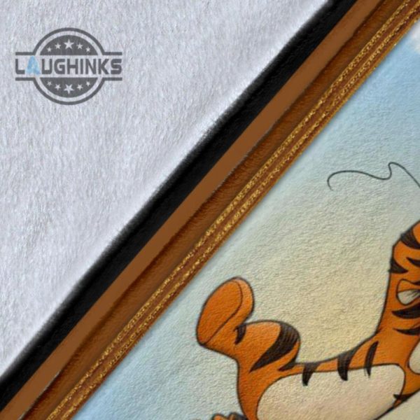 tigger fleece blanket for winnie the pooh friends fan gift sherpa cozy plush throw blankets 30x40 40x50 60x80 room decor gift laughinks 1 7