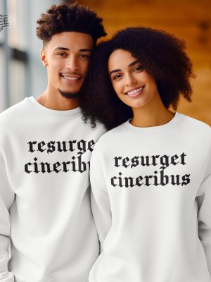 Resurget Cineribus Unisex Crewneck Sweatshirt Sports Football Fan Sweatshirt Latin Inspirational Gifts For Him Resurget Cineribus Shirt Unique revetee 4