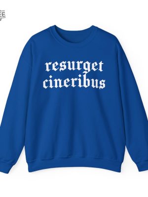 Resurget Cineribus Unisex Crewneck Sweatshirt Sports Football Fan Sweatshirt Latin Inspirational Gifts For Him Resurget Cineribus Shirt Unique revetee 5