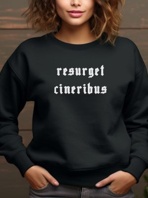 Aidan Hutchinson Resurget Cineribus Sweatshirt Crewneck Lions Sweatshirt Resurget Cineribus Shirt Unique revetee 4