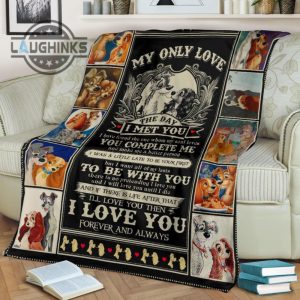 lady and the tramp fleece blanket my only love the day i met you sherpa cozy plush throw blankets 30x40 40x50 60x80 room decor gift laughinks 1 2
