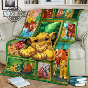 cute simba lion king fleece blanket gift idea sherpa cozy plush throw blankets 30x40 40x50 60x80 room decor gift laughinks 1 1