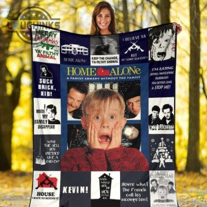 home alone fleece blanket funny gift for movies fan sherpa cozy plush throw blankets 30x40 40x50 60x80 room decor gift laughinks 1
