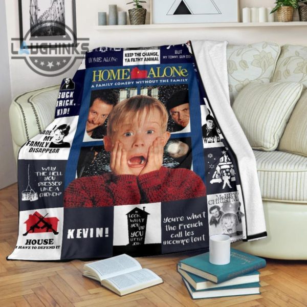 home alone fleece blanket funny gift for movies fan sherpa cozy plush throw blankets 30x40 40x50 60x80 room decor gift laughinks 1 1