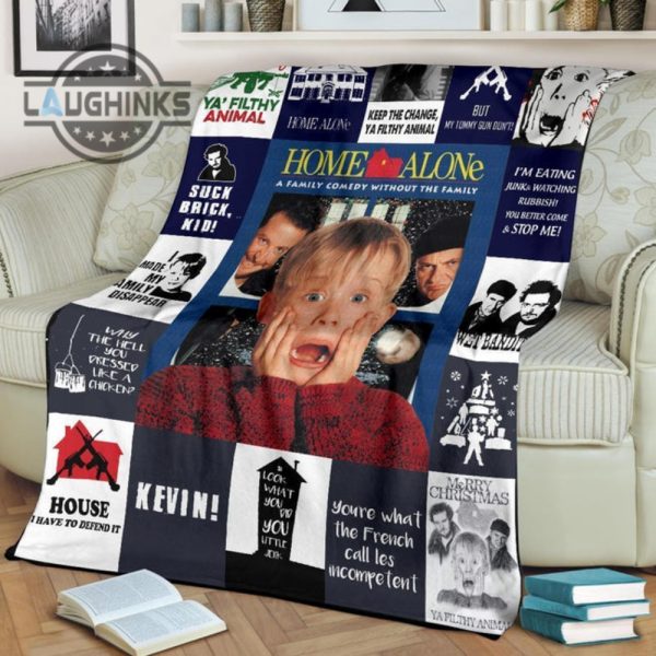 home alone fleece blanket funny gift for movies fan sherpa cozy plush throw blankets 30x40 40x50 60x80 room decor gift laughinks 1 2