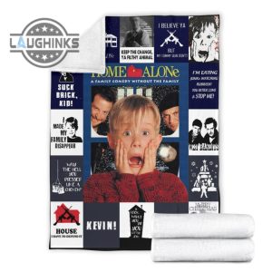 home alone fleece blanket funny gift for movies fan sherpa cozy plush throw blankets 30x40 40x50 60x80 room decor gift laughinks 1 6