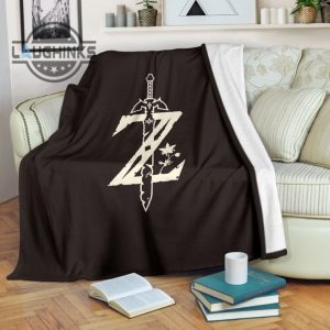 legend of zelda sword symbol fleece blanket bedding decor gift sherpa cozy plush throw blankets 30x40 40x50 60x80 room decor gift laughinks 1