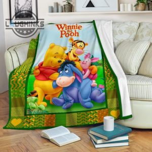 cute winnie the pooh fleece blanket gift idea sherpa cozy plush throw blankets 30x40 40x50 60x80 room decor gift laughinks 1