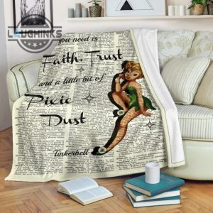 faith trust tinker bell fleece blanket for bedding decor sherpa cozy plush throw blankets 30x40 40x50 60x80 room decor gift laughinks 1