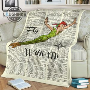 fly with me peter pan fleece blanket for bedding decor sherpa cozy plush throw blankets 30x40 40x50 60x80 room decor gift laughinks 1 1