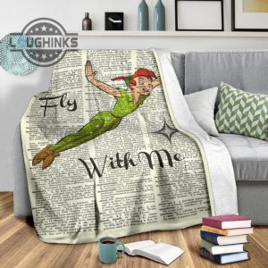 fly with me peter pan fleece blanket for bedding decor sherpa cozy plush throw blankets 30x40 40x50 60x80 room decor gift laughinks 1 2