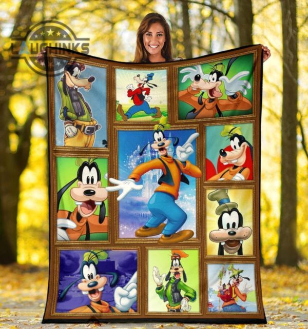 goofy fleece blanket funny cartoon for bedding decor sherpa cozy plush throw blankets 30x40 40x50 60x80 room decor gift laughinks 1