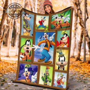 goofy fleece blanket funny cartoon for bedding decor sherpa cozy plush throw blankets 30x40 40x50 60x80 room decor gift laughinks 1 4