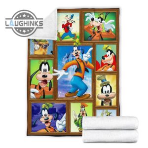 goofy fleece blanket funny cartoon for bedding decor sherpa cozy plush throw blankets 30x40 40x50 60x80 room decor gift laughinks 1 6